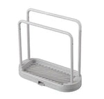 porte serviettes cuisine blanc moderne serviette gants vaisselle grille rangement évier