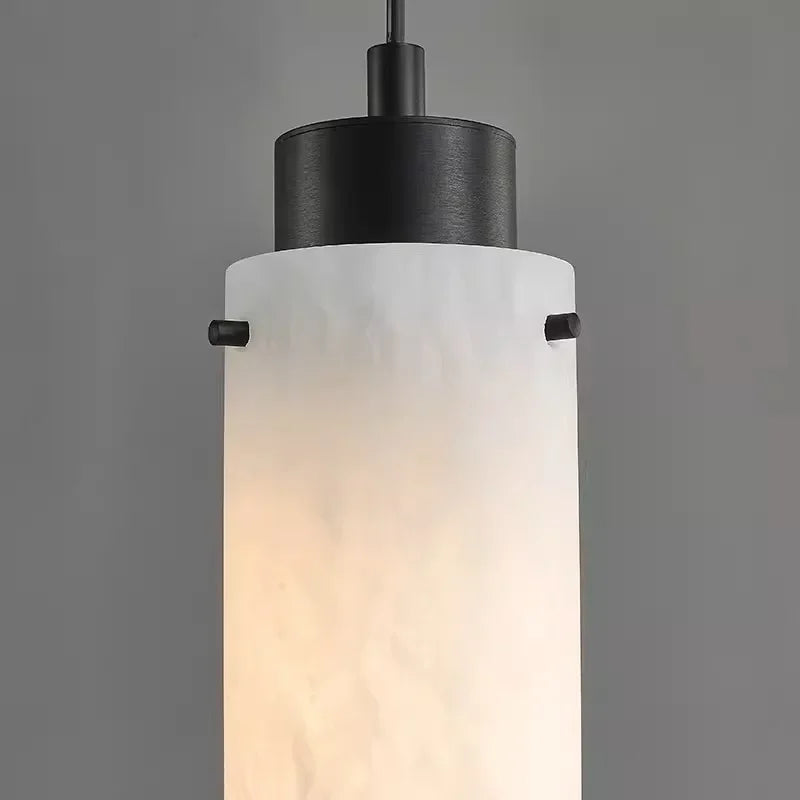 lampe suspendue marbre moderne blanc noir salle bain salon chambre