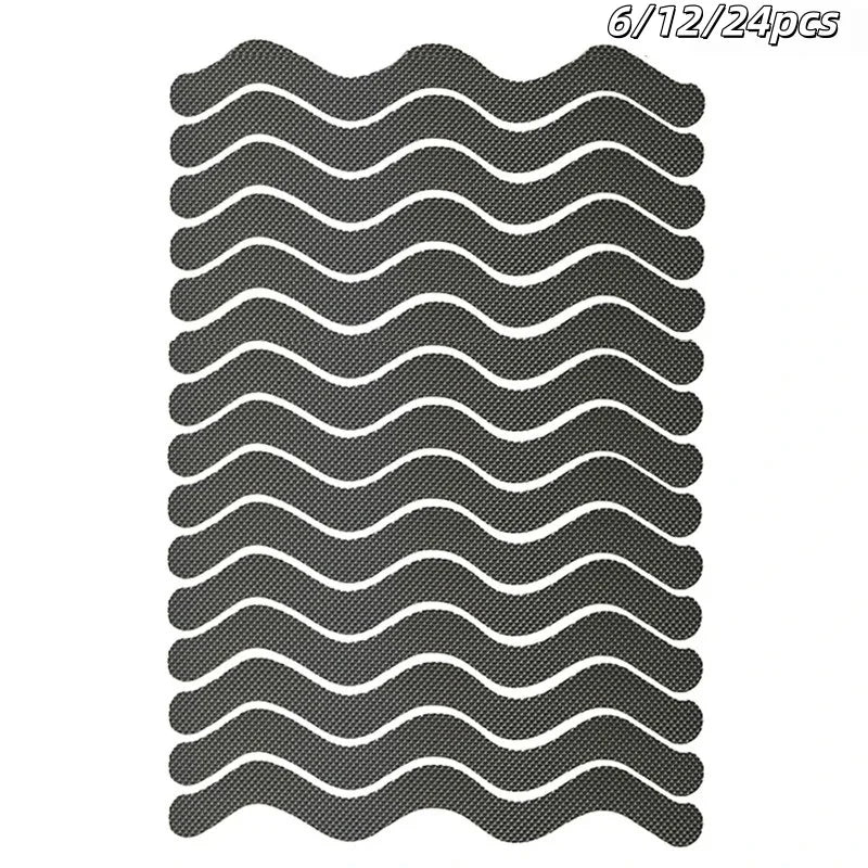 bandes antidérapantes autocollantes transparentes douche baignoire escalier sol sécurité maison motif rayures