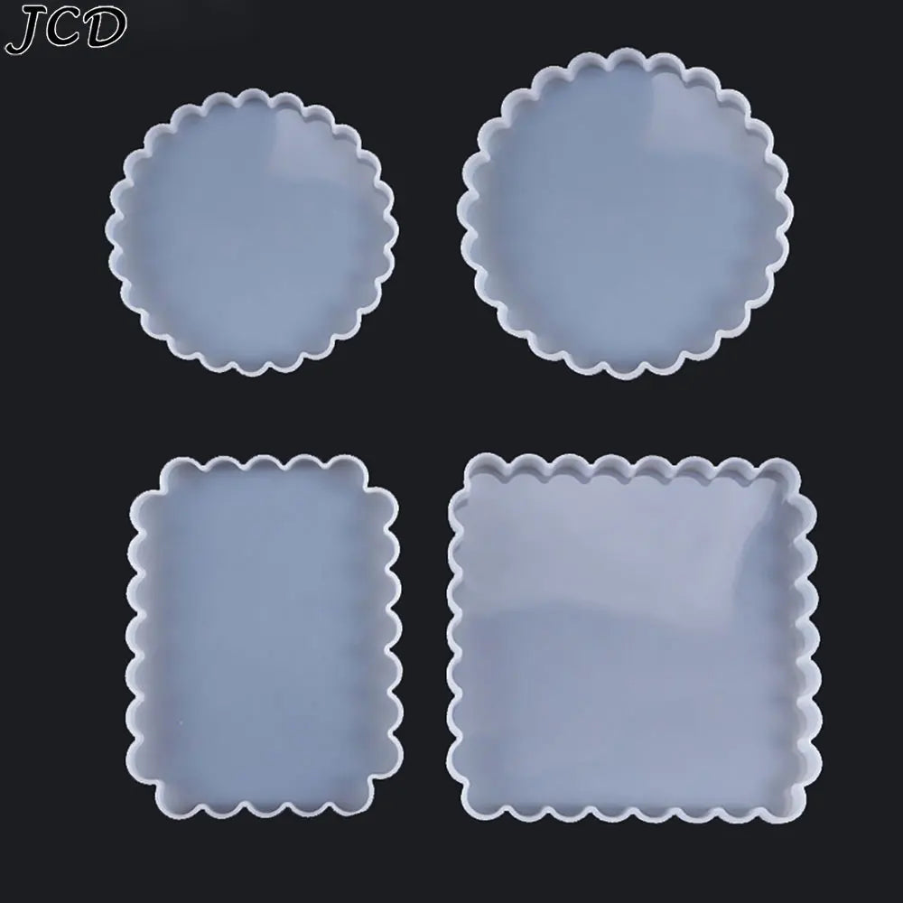 coasters silicone blanc bleu rose violet vert lisses modernes minimalistes