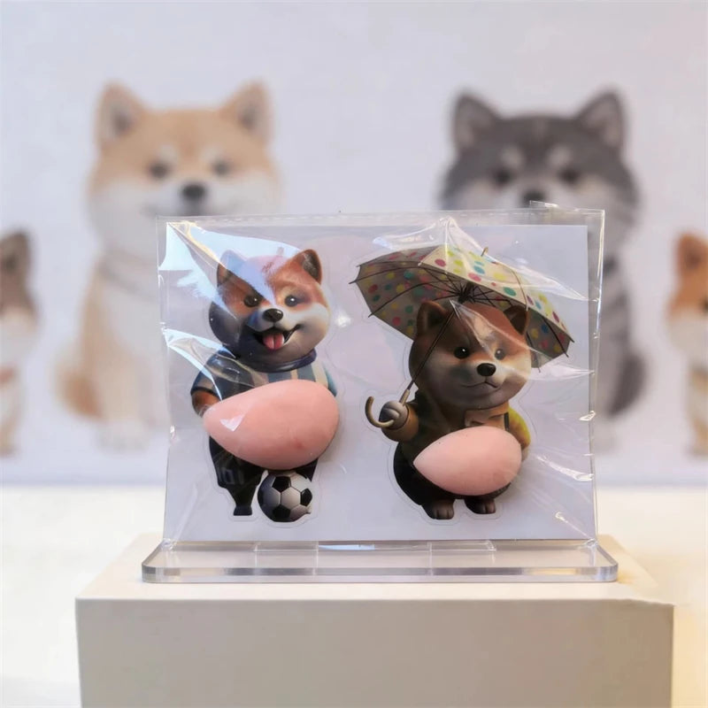 autocollants 3D animaux cartoon orange noir beige gris stickers téléphone réfrigérateur porte