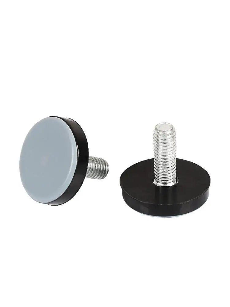 pieds meubles ajustables moderne vis fixations noir gris rond lisses fonctionnels
