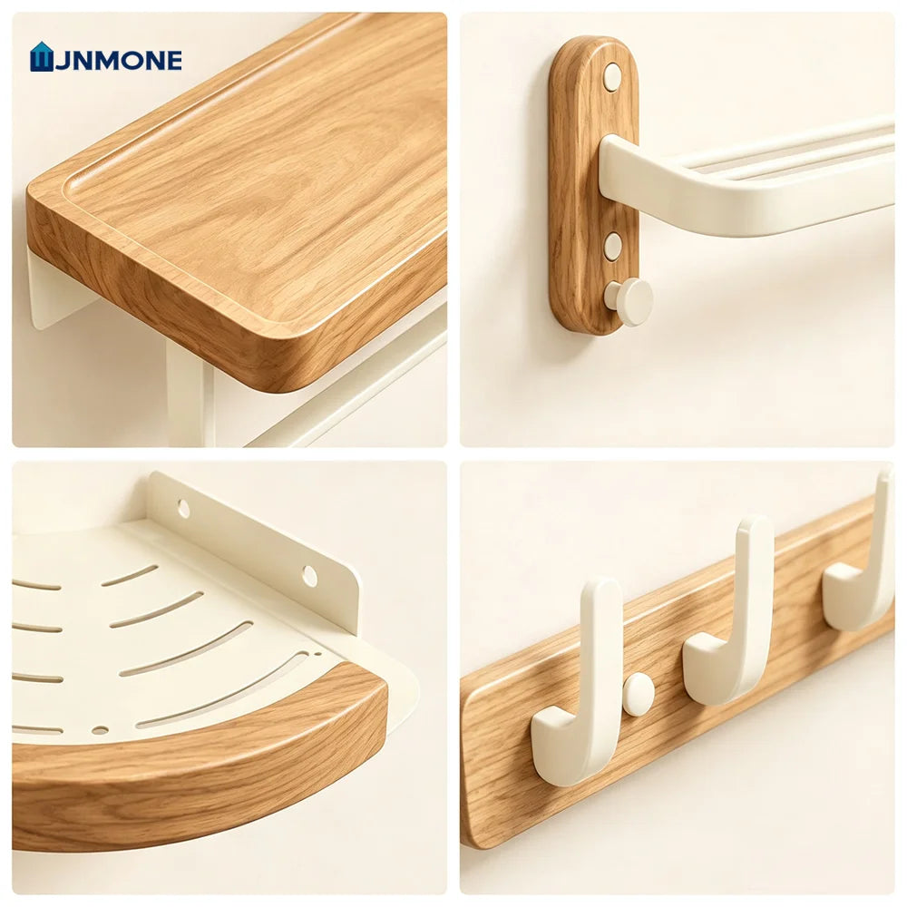 porte serviettes double barre porte papier toilette support brosse wc étagère angle moderne finition