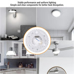 lampe led blanc moderne 125mm 18w cct 3000k 4000k 6000k variable opacity