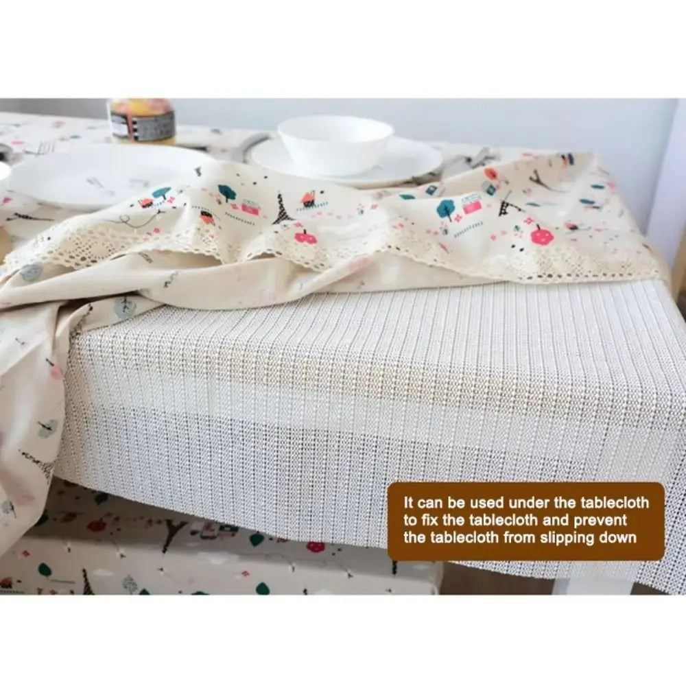 tapis protection beige clair texture tissée motifs géométriques adhésif moderne