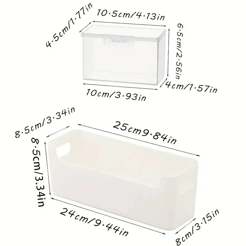 boîtes rangement cartes blanc transparent modernes compartiments anti poussière durable poignées sécurité élégance organisation
