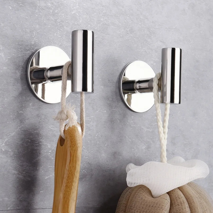 porte serviettes mural acier inoxydable moderne noir doré argenté lisse brillant minimaliste
