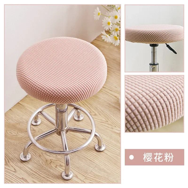 couvre siège moderne rayures horizontales bleu marine jaune vert rose clair adhésif élasthanne polyesterôtel