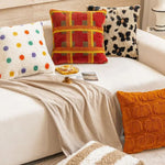 housse coussin polyester multicolore motifs automne décoration intérieure moderne 45x45cm 30x50cm