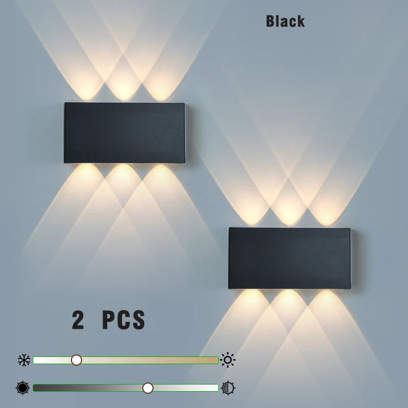 lampe murale led portable noir bois moderne adhésive rechargeable tactile type