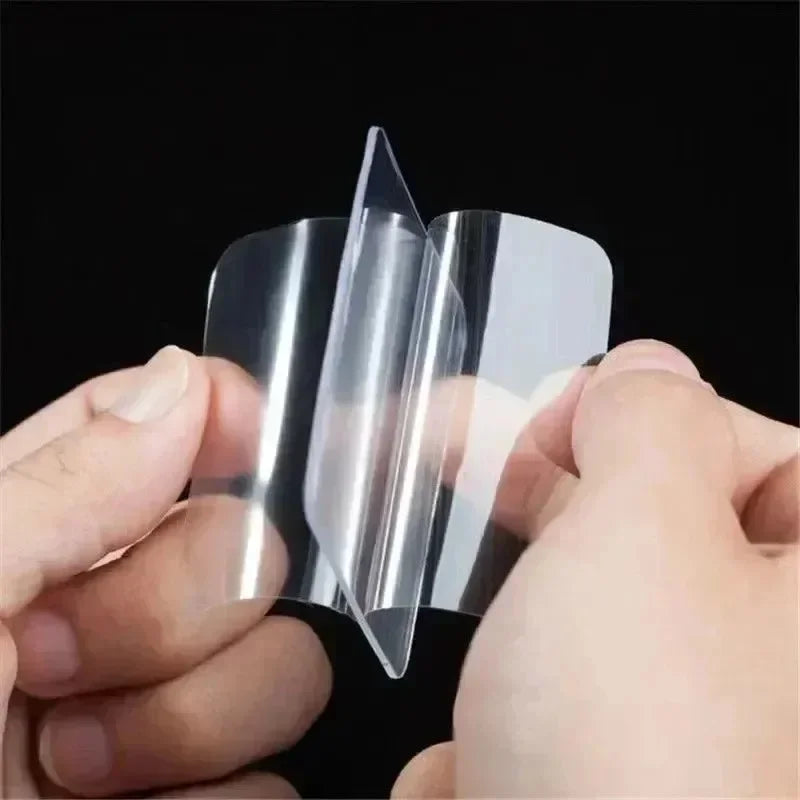 ruban adhésif double face transparent auto collant imperméable réutilisable pvc ultra fort 60x60mm bricolage