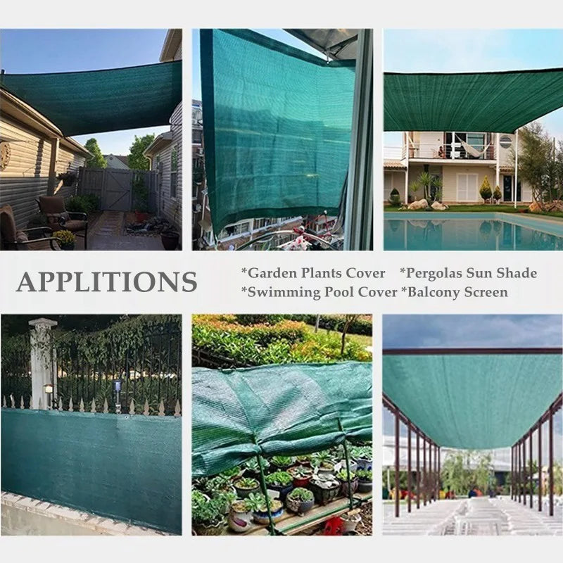 Pare-soleil pour pergola vert foncé