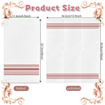 serviettes table rayées blanc bleu rouge mariage anniversaire événement classiques pack 20 40 60