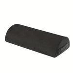 coussin pied massage velours noir lignes bleues ergonomique amovible lavable bas anti dérapant