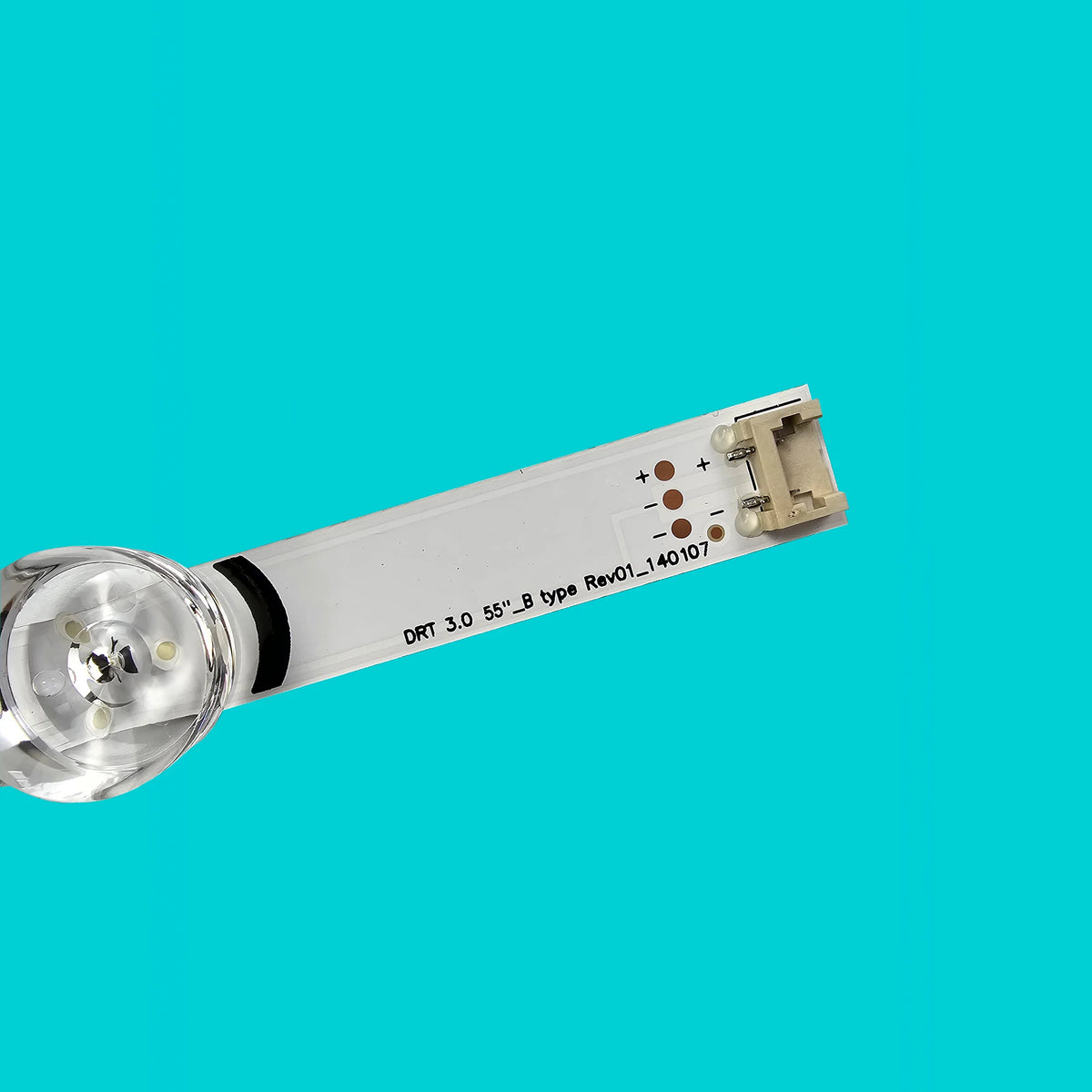 bande lumineuse led blanc bleu transparent moderne clips fixations connecteurs électriques