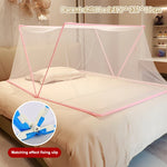 filet protection moustiques blanc bleu maille hexagonale moderne minimaliste clips ventilation enfants