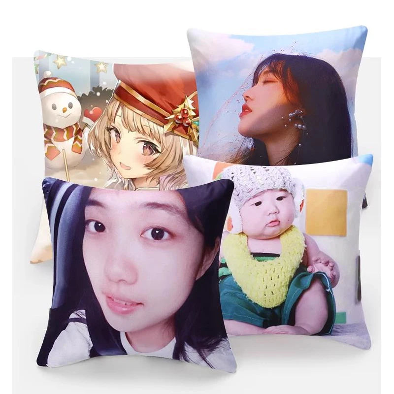 coussin personnalisable carré blanc imprimé animaux motifs floraux simples complexes urbains graphiques lavable