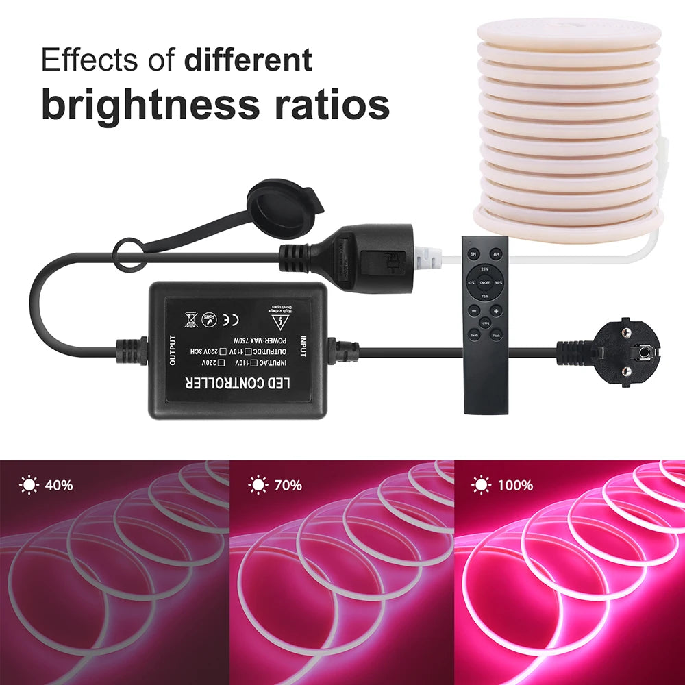 contrôleur led variateur lumière télécommande noir moderne 110v 220v 1500w 750w