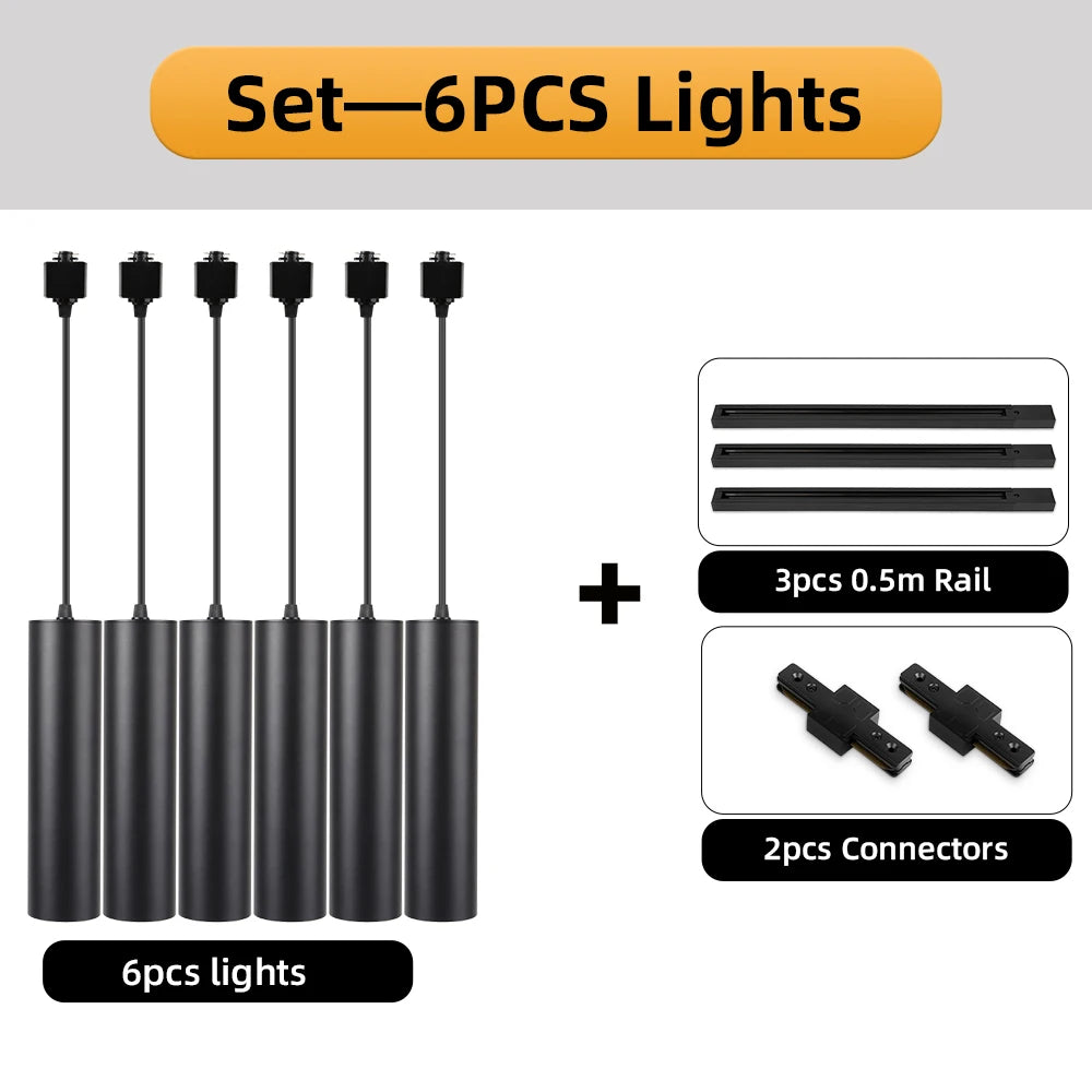 suspension lumineuse moderne noir 10w 15w interrupteur tactile 80cm 83cm