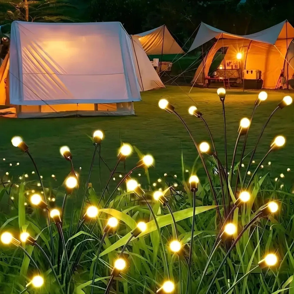 guirlande lumineuse solaire 10 led multicolore blanc moderne décoration extérieure jardin fête mariage