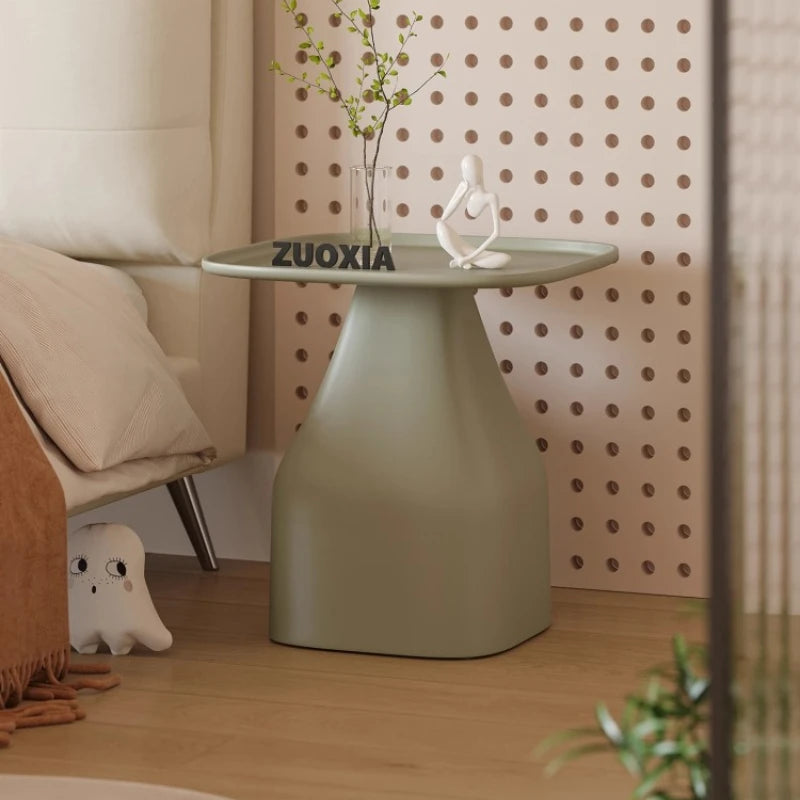 table d'appoint moderne plastique jaune vert gris rose bleu petite grande chambre moderne minimaliste