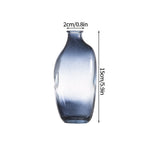 vases verre transparent diamant rose bleu gris vert moderne