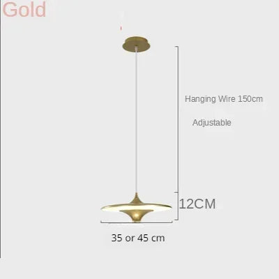 Suspension lumineuse moderne blanche noire dorée lisse mat éclairage intérieur minimaliste câble prise électrique