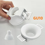 Spot LED GU10 blanc mat moderne clips facile 249 2000 lumens