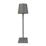 lampe table led moderne rechargeable sans fil intensité réglable étanche ip54 blanc minimaliste