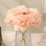 bouquet fleurs artificielles pivoine soie blanc violet romantique décoration mariage anniversaire diyintérieur