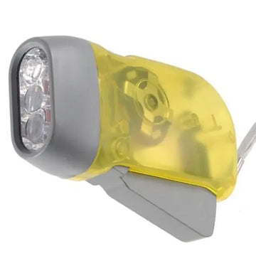 lampe dynamo rechargeable led rouge bleu jaune transparent utilitaire campingextérieur