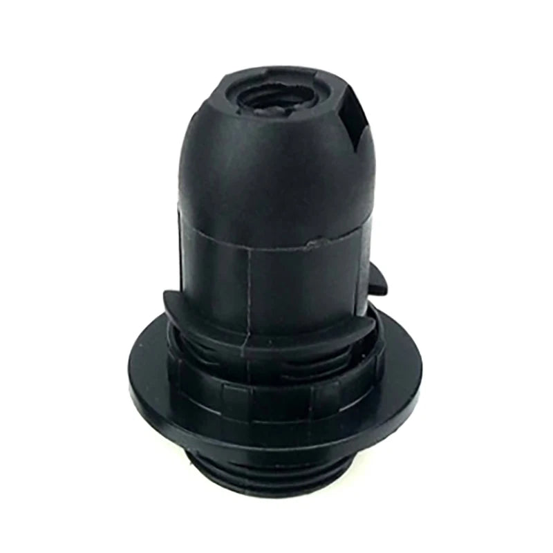 ampoule support socquette électrique noir blanc moderne rond lisse fixation anneaux pièces rechange