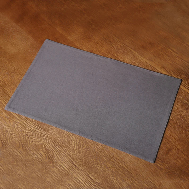 serviettes table gris bleu beige tapis motifs orientaux art traditionnel 50x30cm respectueux environnement decoration