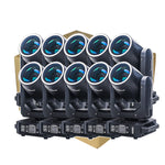 projecteur led noir moderne dmx 200w effets arc ciel spot prisme rotatif scène disco
