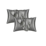 taies d'oreiller polyester uni modernes 51x76cm pièces gris doré blanc pale rose