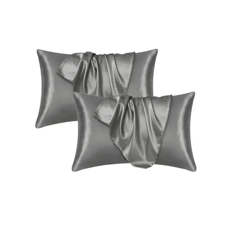 taies d'oreiller polyester uni modernes 51x76cm pièces gris doré blanc pale rose
