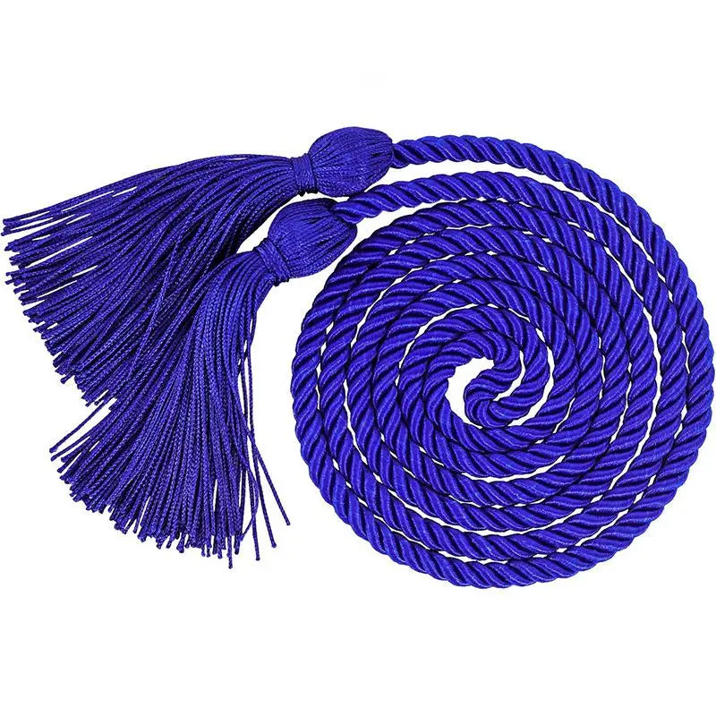 cordon remise diplôme pompon boucle ruban rayé toge graduation