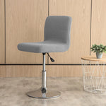 Housse de chaise de bar en ivoire pour ambiance chaleureuse