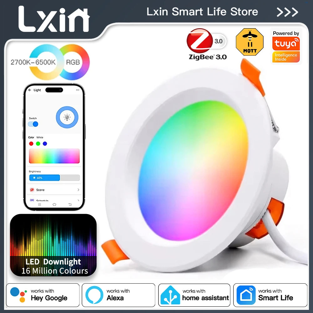 Spot LED intelligent RGBCW 5W 7W 10W 15W Zigbee3.0 Alexa Google Home(downlight)