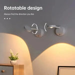 lampe murale rechargeable batterie led noir modernes cuisine salle manger télécommande