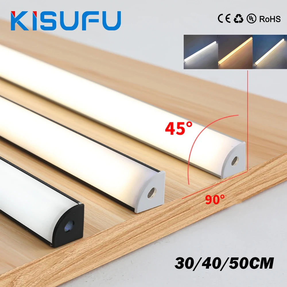 ruban led 30cm 40cm 50cm blanc 3000k 4000k 6000k clips moderne