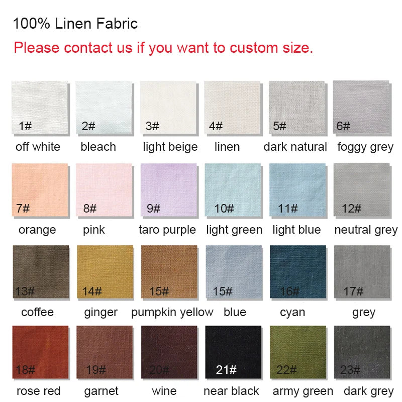 Literie en lin pur Ombre Interieur