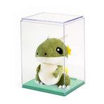 présentoirs transparents empilables moderne boîtes petites peluches support vert