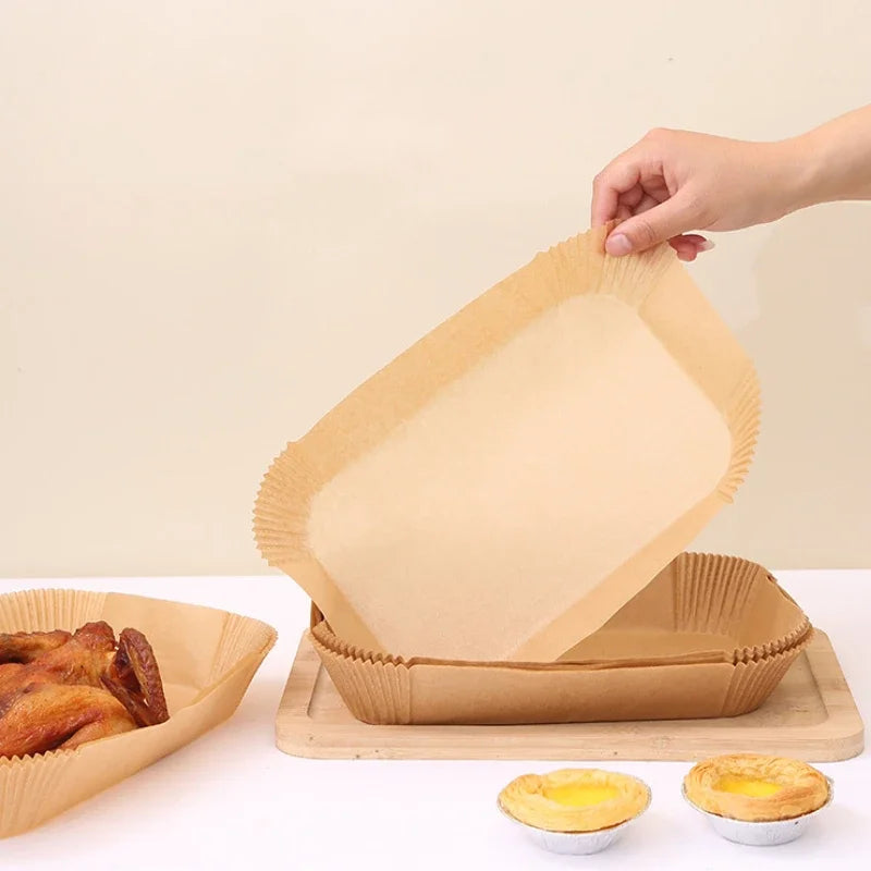papier cuisson non adhésif 23cm barbecue four transparent moderne 100 pièces jetables
