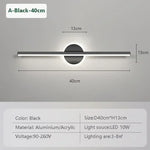 lampe murale led moderne blanche dorée brillante minimaliste éclairage quotidien chambre cuisine salle manger