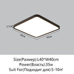 plafonnier led carré blanc ultra fin moderne luminaire salon chambre salle manger
