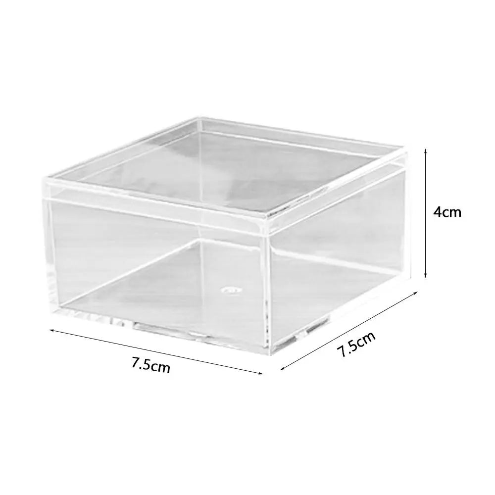 boîtes rangement transparentes empilables modernes minimalistes divers objets stockage petite cuisine