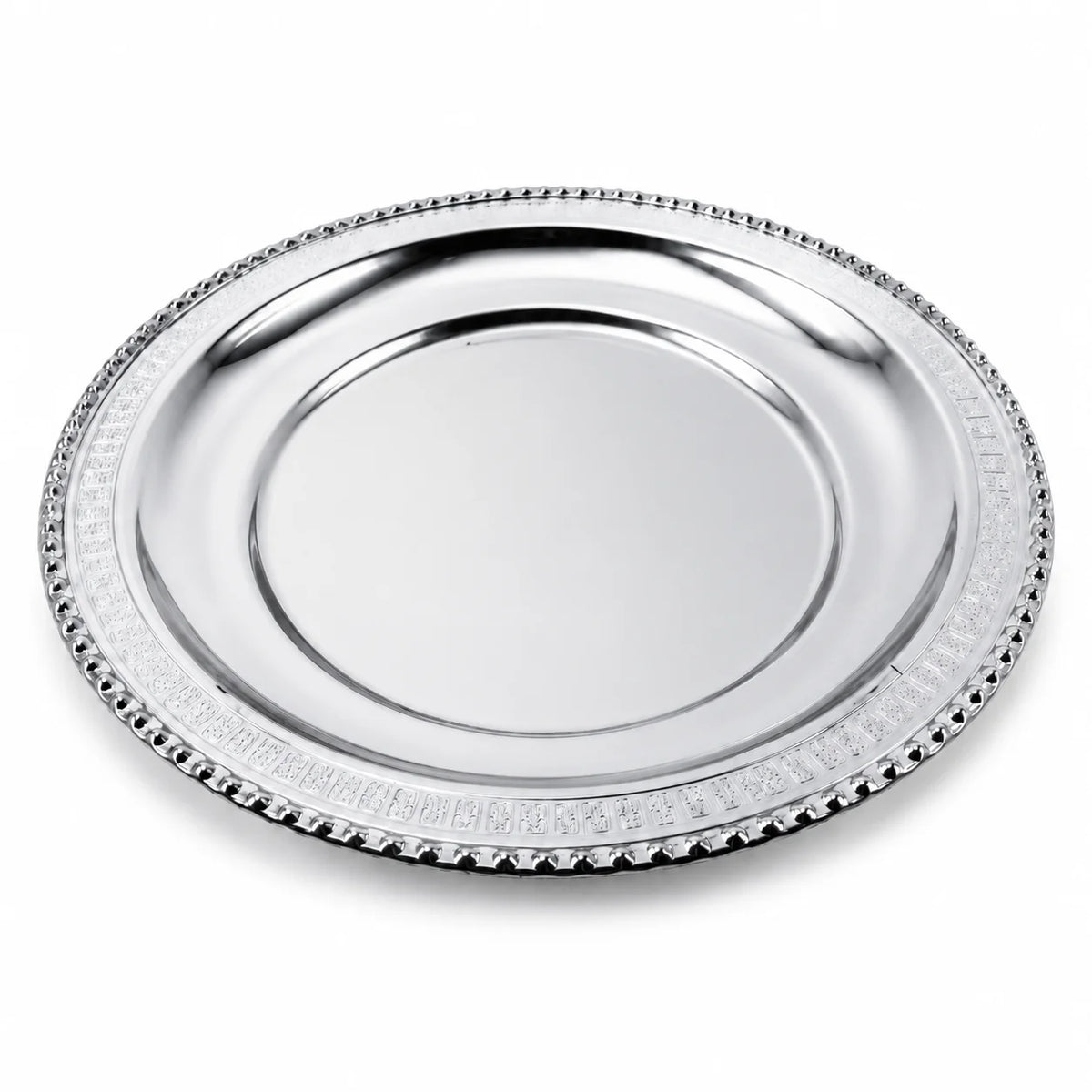 plateau decoratif argent or bord gravure delicate classique durable maison erotique