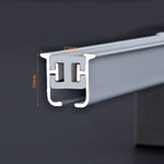 Rail double tringle pour rideaux, design discret et élégant