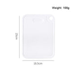 planches découper rectangulaires plastique pp vert pastel rose clair blanc moderne respectueux environnement